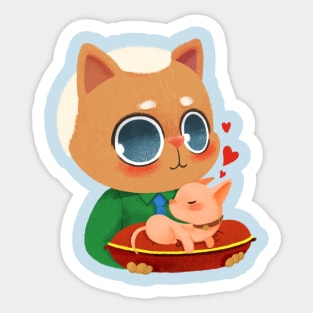 Gunther Cat Sticker